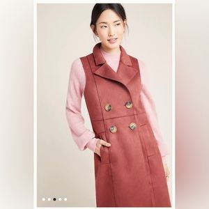 Anthropologie Tandy Longline Utility Vest